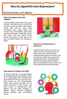 Vorschau - Arbeitsblätter - Was ist eigentlich eine Depression? - Wissenswertes und Aufgaben - Seite 3