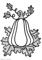 Vista previa - Manualidades / Dibujos para colorear - Páginas para colorear de otoño, dibujos de calabazas para colorear para primaria, plantillas para colorear de otoño y Halloween - página 3