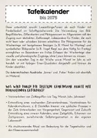 Vorschau - Poster - Tafelkalender – Klassenkalender – Lernkalender - Seite 2