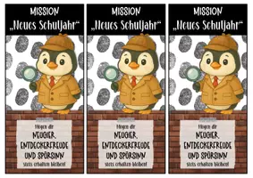 Vorschau - Anderer Materialtyp - Pinguinklasse Willkommensgruß mit Detektivstift - Seite 2