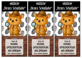 Vorschau - Anderer Materialtyp - Quokkaklasse Willkommensgruß mit Detektivstift - Seite 3