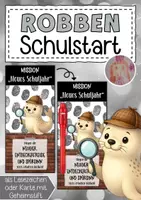 Vorschau - Anderer Materialtyp - Robbenklasse Willkommensgruß mit Detektivstift - Deckblatt