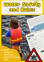Vorschau - Merkblätter - Water Safety: Rules - Englischunterricht - Deckblatt