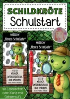 Vorschau - Anderer Materialtyp - Schildkrötenklasse Willkommensgruß mit Detektivstift - Deckblatt