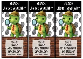 Vorschau - Anderer Materialtyp - Schildkrötenklasse Willkommensgruß mit Detektivstift - Seite 3