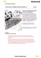 Vorschau - Arbeitsblätter - Zweiter Weltkrieg I - Arbeitsblätter mit Lösungen - Deckblatt