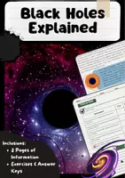 Vorschau - Arbeitsblätter - Black Holes: Gravity, Singularity, and Hawking Radiation - Deckblatt
