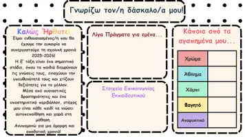 Προεπισκόπηση - Πλάνο μαθήματος / Υλικό για τον εκπαιδευτικό - Γνωριμία! – Συμπληρώσιμα Έντυπα για E’ Δημοτικού - Σελίδα 3