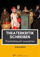 Vorschau - Arbeitsblätter - Theater: Kritik schreiben - Deckblatt