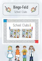 Vorschau - Spiele - Bingofeld - School Clubs (3./4. Klasse, Englisch) - Deckblatt