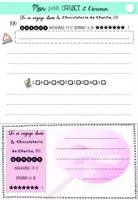 Aperçu - Feuilles d'exercices - Carnet de l'écrivain - Page 2