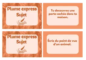 Aperçu - Jeux - Cartes plumes express- jeux de cartes pour écrire - Page 3
