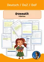 Vorschau - Arbeitsblätter - Deutsch DAZ/DAF Grammatik Präteritum - Deckblatt