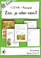 Vorschau - Stundenentwürfe - Ethik - Planspiel Zoo ja oder nein - Deckblatt