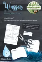 Vorschau - Arbeitsblätter - Steckbrief: Chemischer Aufbau und Eigenschaften von Wasser - Deckblatt