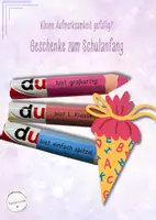 Vorschau - Bildkarten - Einschulungsgeschenk & Motivation zum Schulstart - Deckblatt
