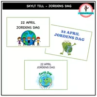 förhandsvisning - Skylt till Jordens dag - försättsblad