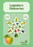 Vorschau - Stationenlernen - Legestern (Lesespiel) Obstsorten, 2-fach differenziert - Deckblatt