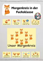 Vorschau - Fördermaterial/Inklusion - Classroommanagement: Morgenkreis in der Fuchsklasse - Deckblatt