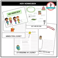 förhandsvisning - Minnes-bok - försättsblad