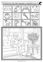 Aperçu - Feuilles d'exercices - Pack Complet Phonologie GS : Les 7 Livrets des sons Méthode Maternelle - Page 2