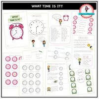 förhandsvisning - What time is it? - försättsblad