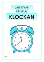 förhandsvisning - Jag lär mig klockan - 3 - sida 1