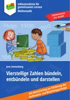 Vorschau - Arbeitsblätter - Vierstellige Zahlen bündeln, entbündeln und darstellen - Deckblatt