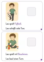 Vorschau - Fördermaterial/Inklusion - Vorlese-Klettbuch: Leo spielt - Seite 3