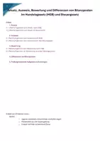 Vorschau - Unterrichtsreihen - Ansatz, Ausweis, Bewertung, Differenzen von Bilanzposten - Deckblatt