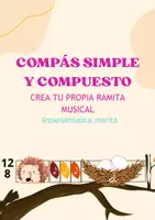 Vista previa - Hojas de trabajo - OTOÑO. Compás simple y compuesto - Portada