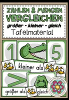 Vorschau - Präsentationen/Tafelbilder - GRÖßER / KLEINER / GLEICH - Tafelmaterial - Deckblatt