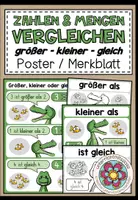 Vorschau - Poster - GRÖßER / KLEINER / GLEICH - Poster (Merkblätter) - Deckblatt