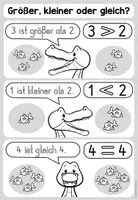 Vorschau - Poster - Zahlen vergleichen – Größer, kleiner, gleich | Poster & Merkblätter Klasse 1 - Seite 2