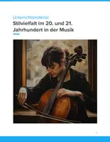 Vorschau - Unterrichtsreihen - Stilvielfalt im 20. und 21. Jahrhundert – Unterrichtsmaterial Musik (Klasse 5–9) - Deckblatt