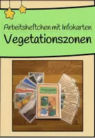 Vorschau - Arbeitsblätter - Schülerheft + Informationskarten: Vegetationszonen der Erde - Deckblatt