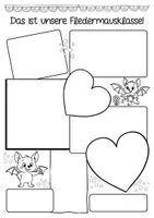 Vorschau - Arbeitsblätter - Fledermausklasse vorstellen - kreatives Schreiben Klassentier Fledermaus Deutsch - Seite 3