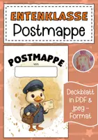 Vorschau - Bildkarten - Postmappe für die Entenklasse - Deckblatt
