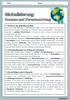 Vorschau - Arbeitsblätter - GLOBALISIERUNG - Konsum und Verantwortung - Seite 1