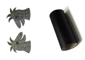 Vorschau - Mal- und Bastelvorlagen - Bastelanleitung und Ausmalbild 3D Drache - Seite 2
