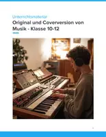 Vorschau - Unterrichtsreihen - Original & Coverversion von Musik – Musikunterricht Arbeitsheft (Klasse 10–12) - Deckblatt
