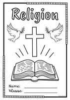 Vorschau - Lehrpläne/Lehrermaterial - Religion: Deckblätter fürs Religionsheft - Seite 3