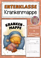 Vorschau - Anderer Materialtyp - Krankenmappe für die Entenklasse - Deckblatt