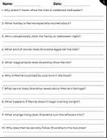 Vorschau - Arbeitsblätter - Movie Guide: Halloweentown (1998) - Questions and Activities with Answers - Seite 1
