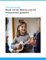 Vorschau - Unterrichtsreihen - Musik mit der Stimme & Instrumenten gestalten – Unterrichtsmaterial (Klasse 10–12) - Deckblatt