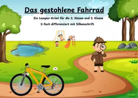 Vorschau - Arbeitsblätter - Das gestohlene Fahrrad - Ein Lesespurkrimi - Deckblatt