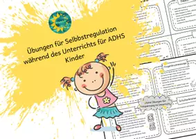 Vorschau - Anderer Materialtyp - Übungen zur Selbstregulation während des Unterrichts für ADHS Schüler - Deckblatt