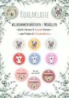 Vorschau - Anderer Materialtyp - Koalaklasse Willkommensgruß Willkommensschild Schulstart Einschulung - Deckblatt