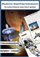 Vorschau - Arbeitsblätter - Luft und Raumfahrt Materialpaket: Weltraum, Planeten, Universum - Seite 1