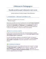 anteprima - Altro tipo di materiale - L'abbraccio pedagogico-guida pratica per educare con cura- per tutte le classi - Pagina 1